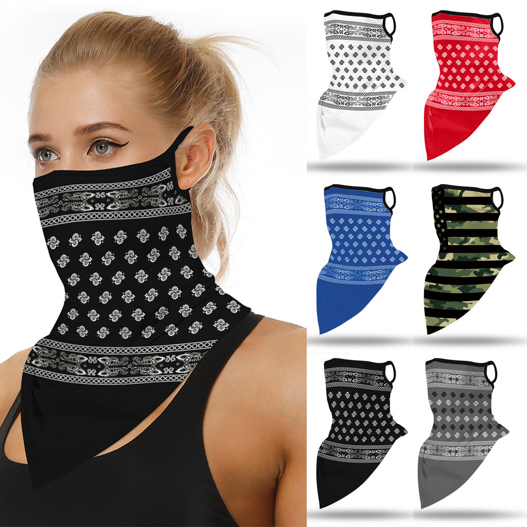 

Cycling Bandana Scarf Multifunctional Sport Hiking Hunting Hanging Ear Running Face Neck Cover Warmer Cover 2020 July 8th