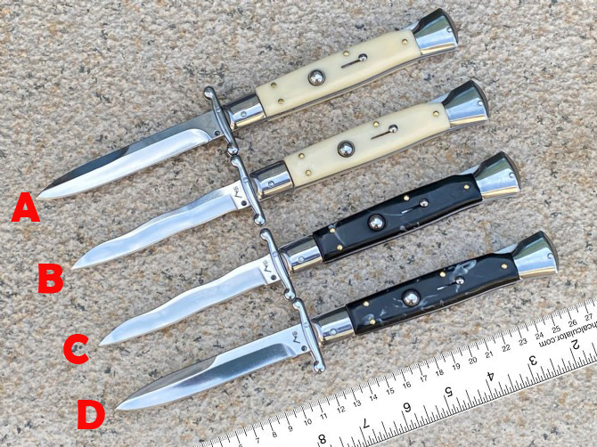 

11 inch Italian mafia automatic knife EDC Tactical Survival Pocket Knife 440 Blade Alec material Handle Camping outdoor tool BM 3300 3310 3320 3400