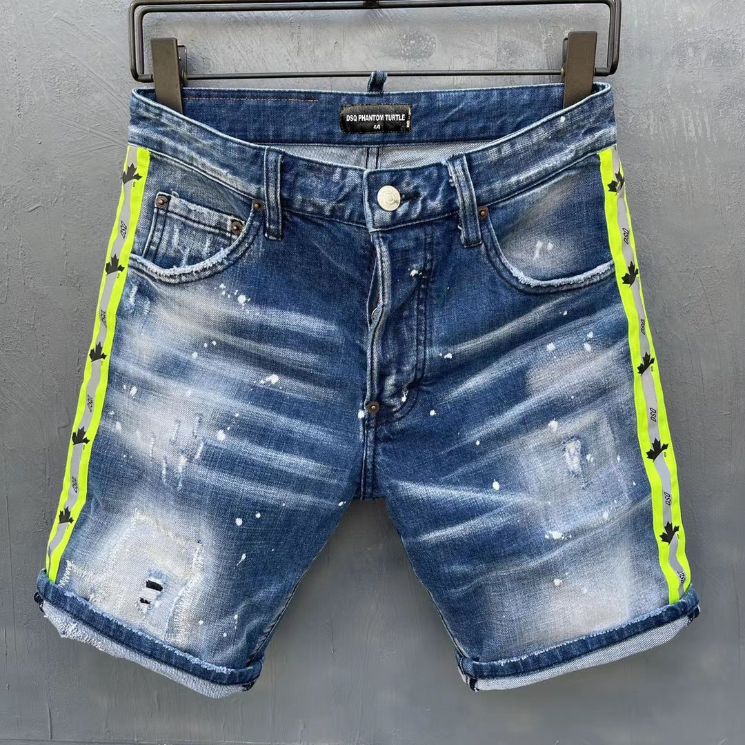 

DSQ Jeans Men Jeans Mens Luxury DesignerJeans Skinny Ripped Cool Guy Causal Hole Denim Fashion Brand Fit Jeans Men Washed Pant 20192, As picture show