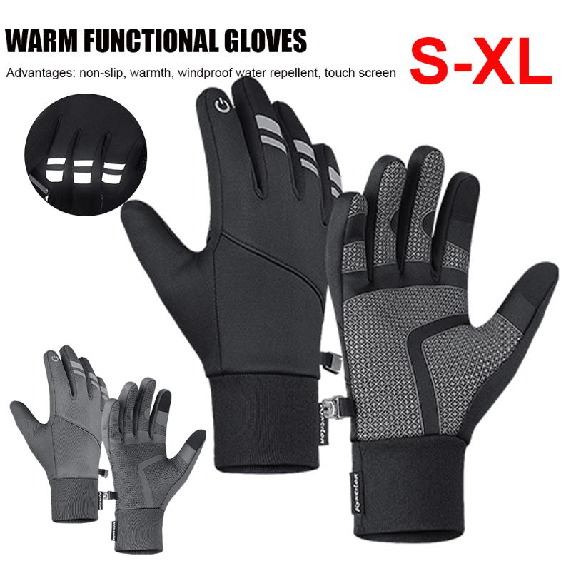 

Ski Gloves Winter Men Women Waterproof Cycling Touch Screen Reflective Outdoor Sport Full Finger Warm