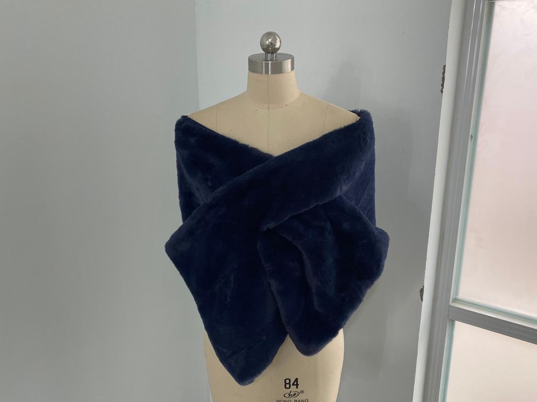 

Wraps & Jackets Winter Wedding Outdoor Shawl Faux Fur Bridal Wrap Shrug Cape Jacket Coat, White