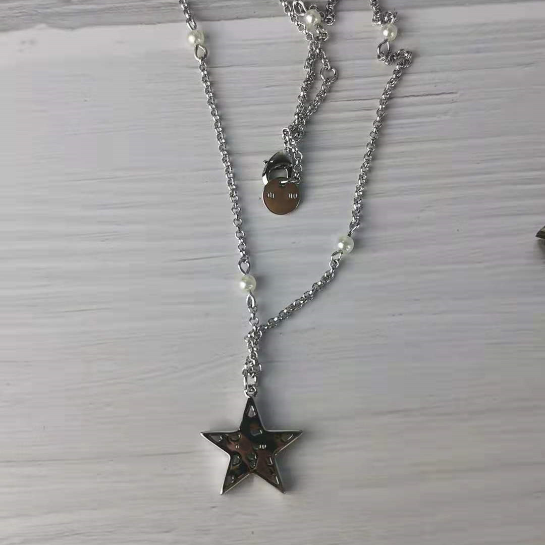 70% OFF new necklace female star pearl inlaid diamond bracelet-image-710228430