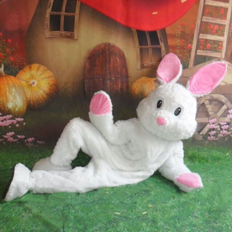 Mascot Costumes New Halloween Easter Bunny Mascot Costume Suits Adult Party Game Dress Outfits Clothing Advertising Carnival Christmas-image-748267909