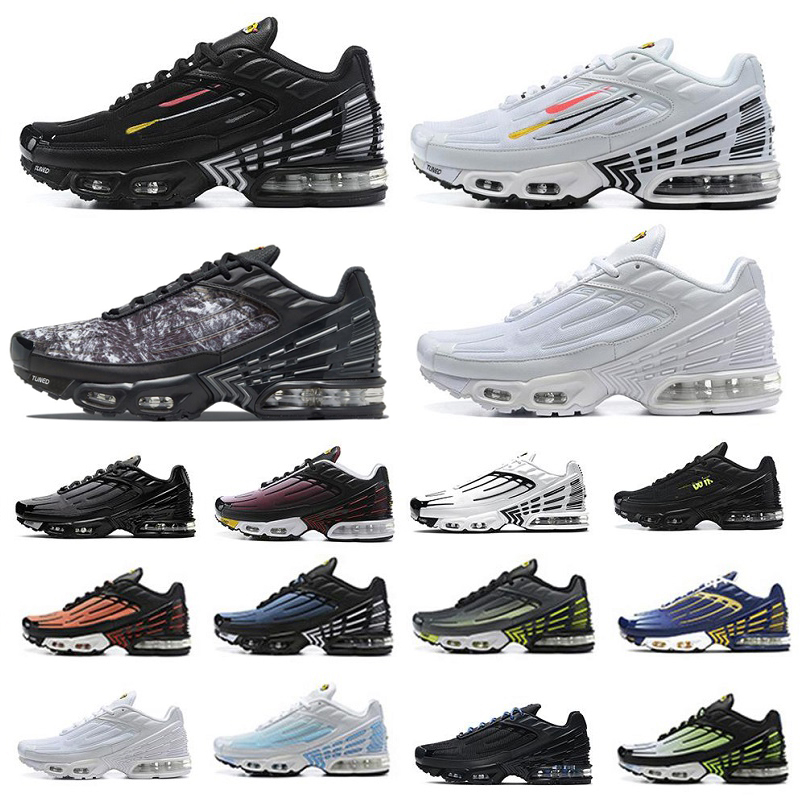 Tn plus 3 men women Running shoes tn3 Topography Pack triple Simple white black hyper og classic neon Tiger Laser Blue Ghost Green mens trainer s