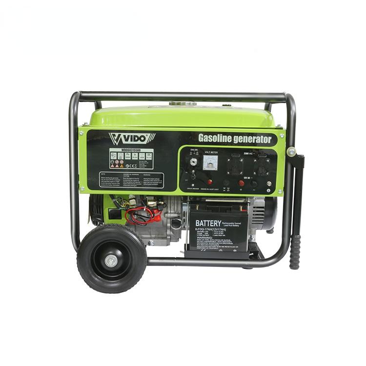 

Professional Hand Tool Sets VIDO Low Noise 4 Stroke 5kw Ohv System Profession Gasoline Generator