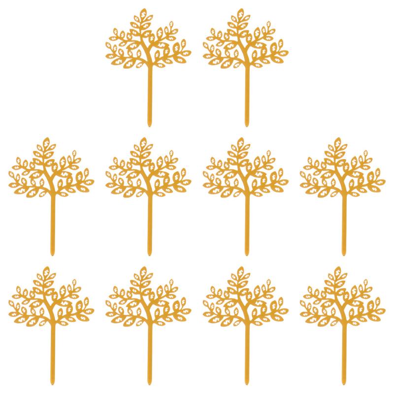 

Other Festive & Party Supplies 10Pcs Delicate Cake Toppers Birthday Decor Accessories Inserts