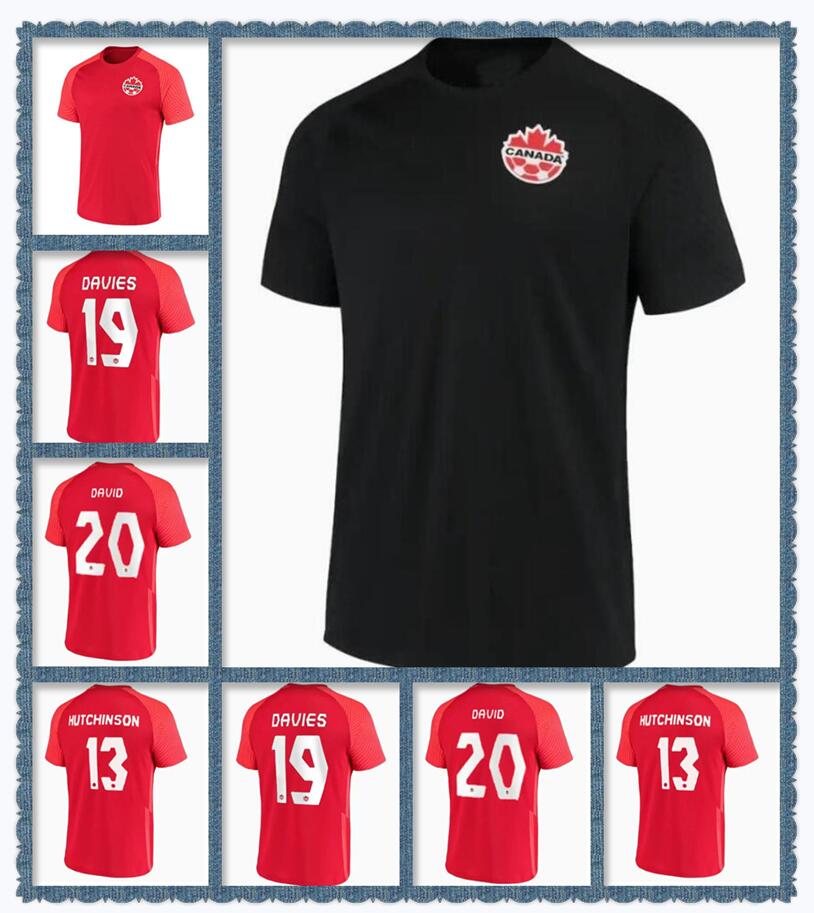 

2021 Canada soccer jerseys home away third DAVIES 19 DAVID 20 LARIN 17 KAYE 14 CAVALLINI 9 LARYEA 21 22 jersey 2022 football shirts, Green