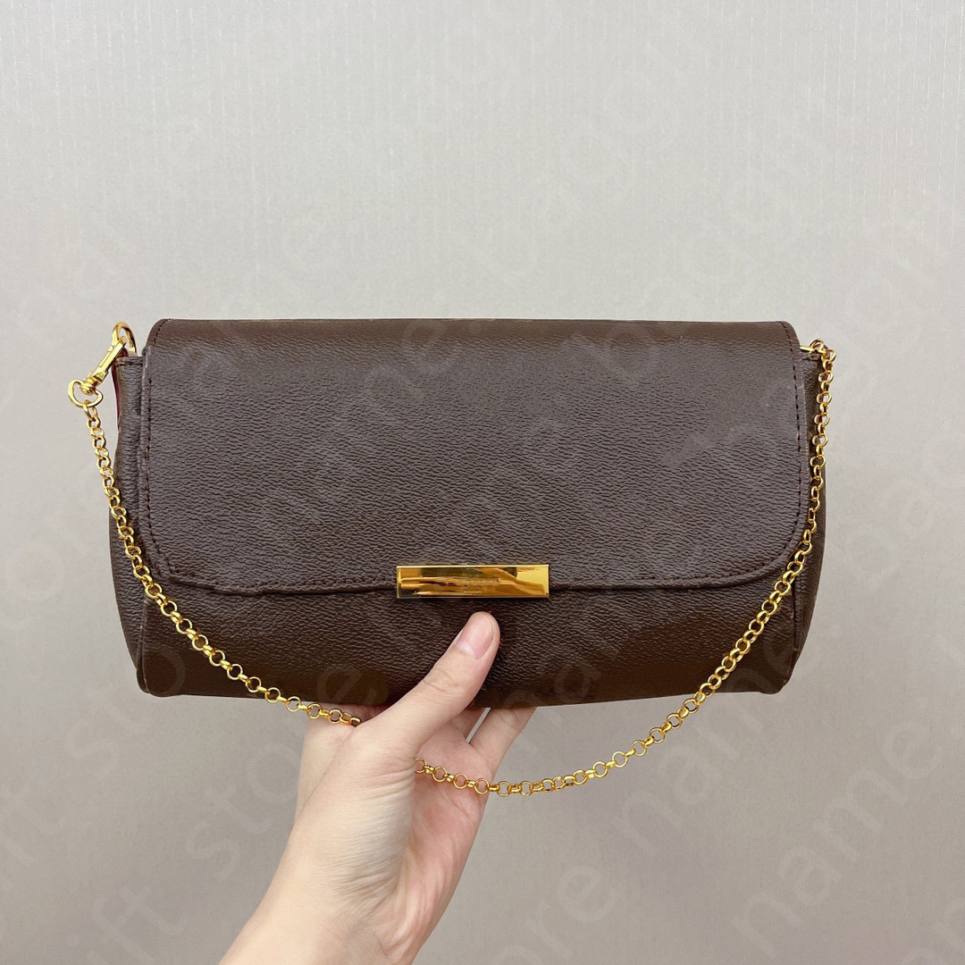 

Women Favorite Chain clutch Bags Hand in hand Magnet buckle Pearl Luxury Design Crossbody Shoulder handbag FELICIA Tote Grid Pouch Wallet Monograms Purse, No bag;for balance