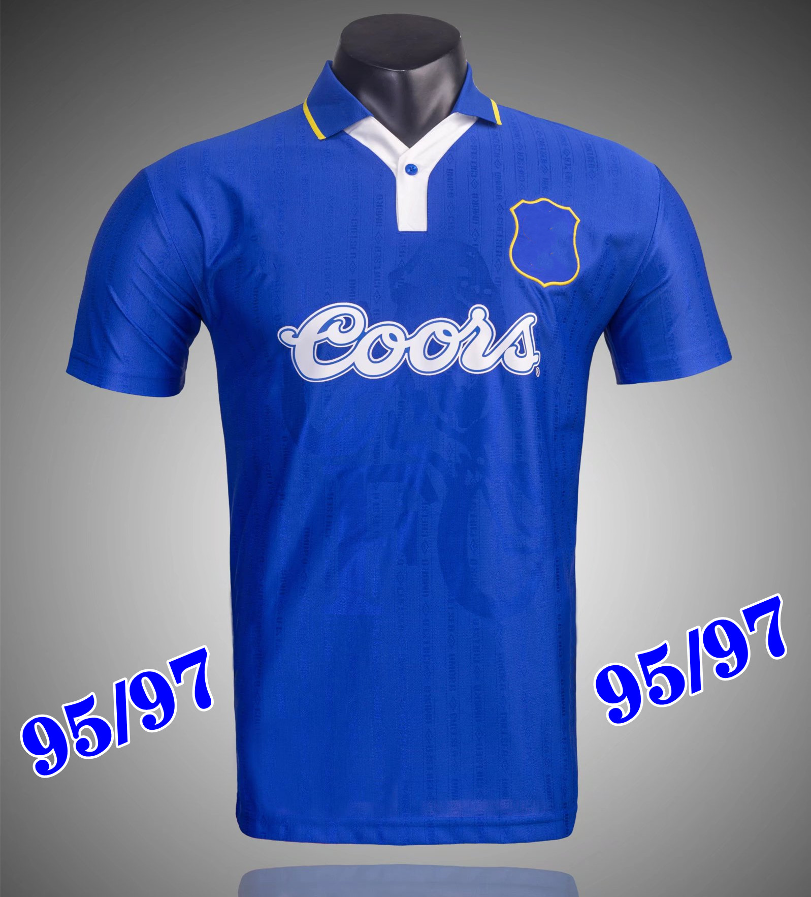 

1993 1994 1995 1996 1997 Retro Soccer Jerseys FERGUSON Ever RIDEOUT LIMPAR Home Shirt Limpar #17 93 94 95 IDEOUT Classic football Shirts, 95/97 home