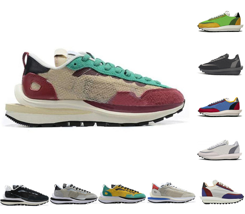 

waffle pegasus fragment chunky dunky ldv men women shoes Pure Platinum white nylon Villain Red mens high quality trainers sports sneakers