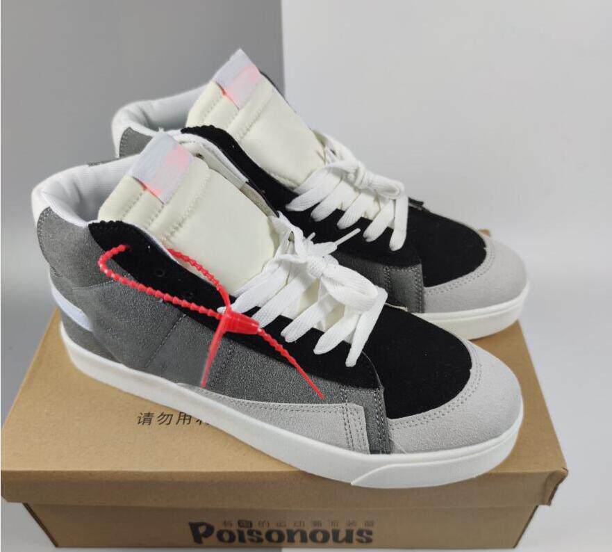 

Mens Womens shoes Blazers Mid 77 Vintage WE Suede Cool Grey Black CI1167-001 fashion sneakers Dress Shoe, Customize