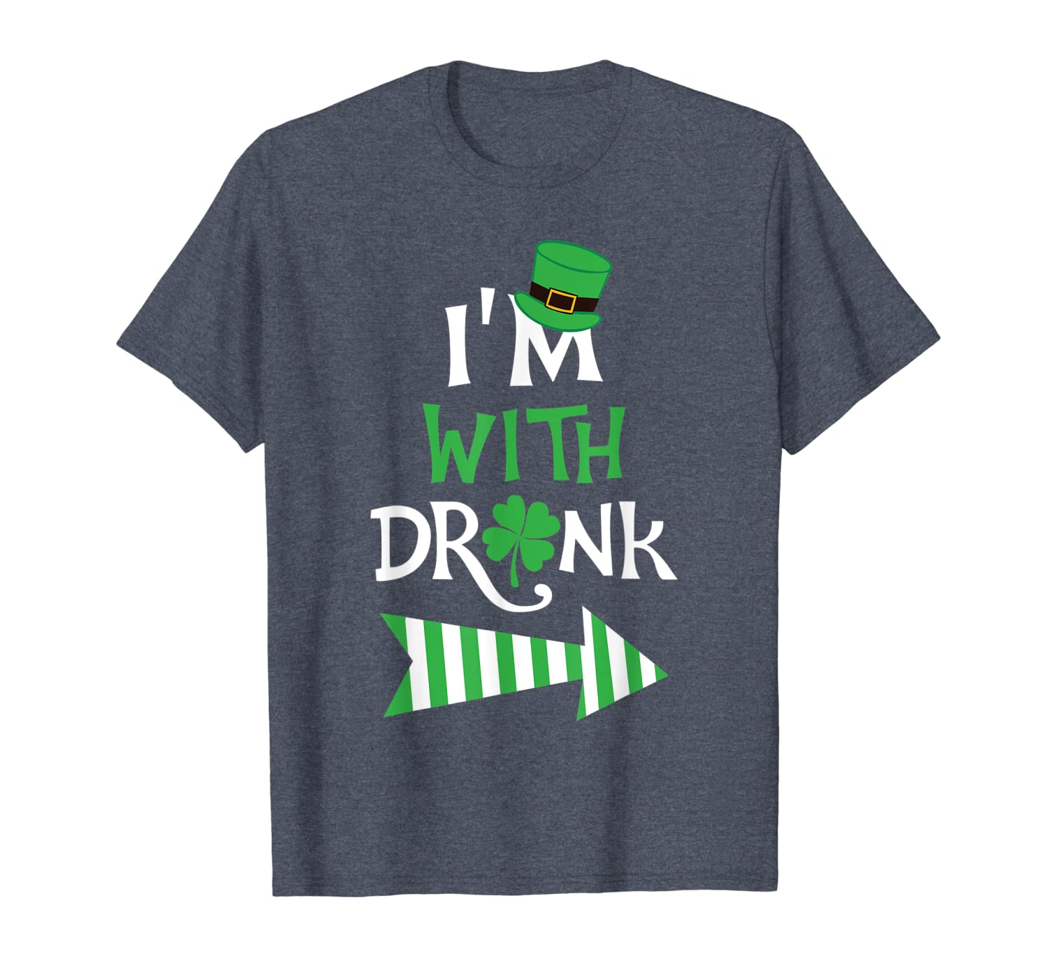 

st. patricks day i'm with drunk funny matching party t-shirt, White;black