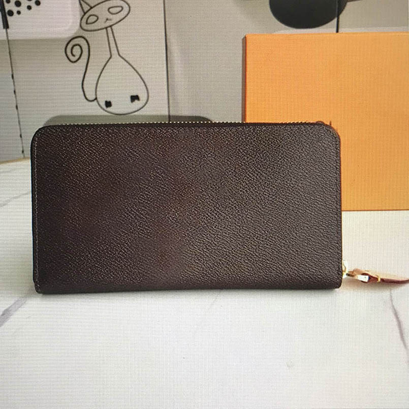 

fashion designer woman hand wallet luxury leathers zipper coin purse men and women long classic Retro letter printing wallets with box 60017, Red;black