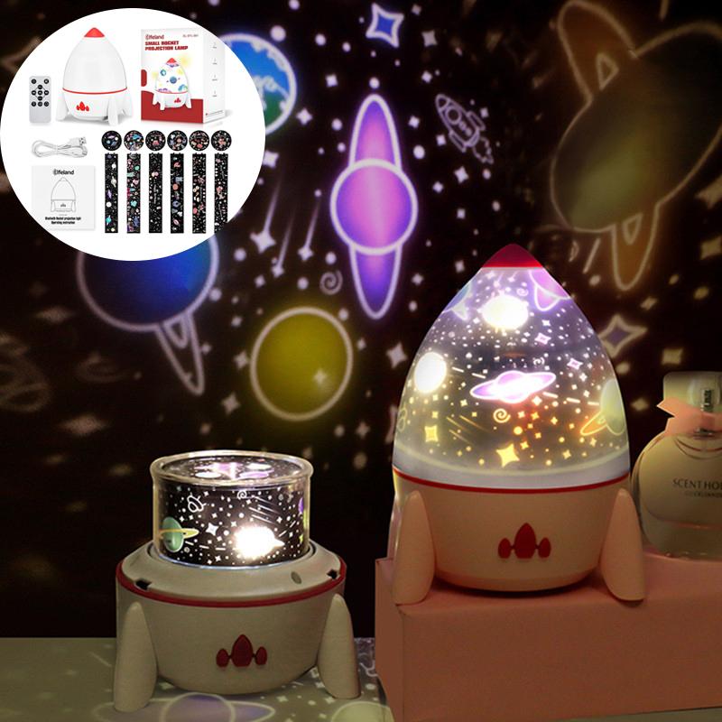 

Night Lights Bluetooth Music Projector Light Romantic Rotate Starry Sky LED Projection Lamp With Timing Function Christmas Decor Gift