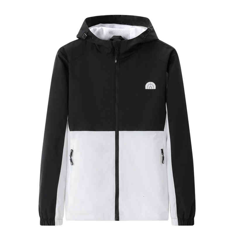 

Men's Jackets Men Casual Fashion Contrast Color Windbreaker Spring Autumn Outerwear Mens Coats Embroidery Letter Pattern Plus Size IVZB