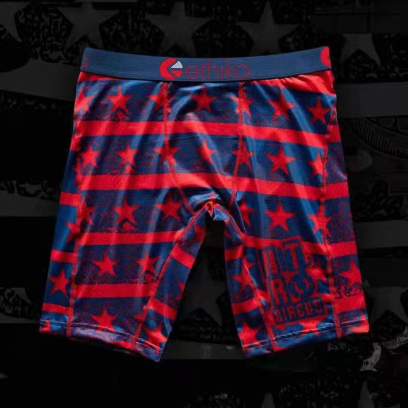 swimwears Ethika briefs men's unisex boxer shorts Breif pattern sports hip-hop rock consumer underwear skateboard street fashion stretch S-XL (