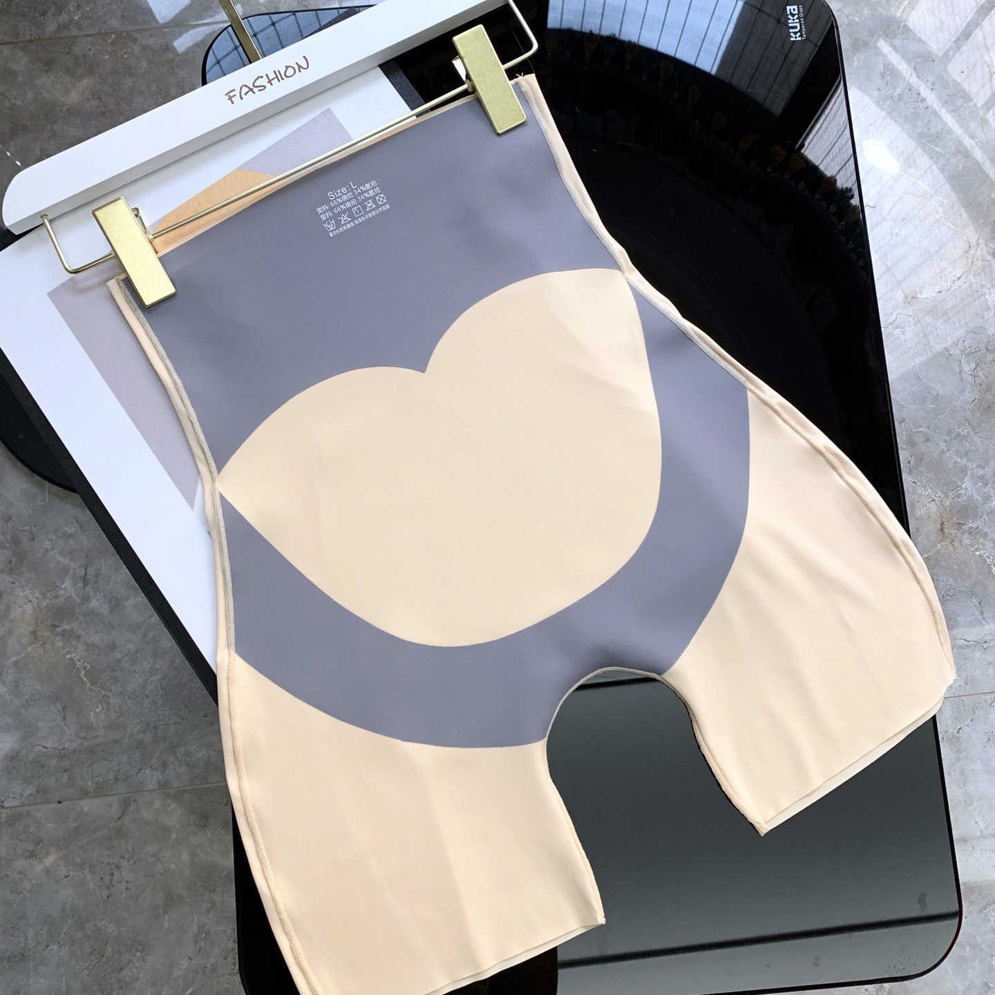 

2021New Women No Trace Magic Shapewear Suspension Pants High Waist Body Tummy Shaper Padded Butt Lifter Briefs Push Up Panties, B-skin