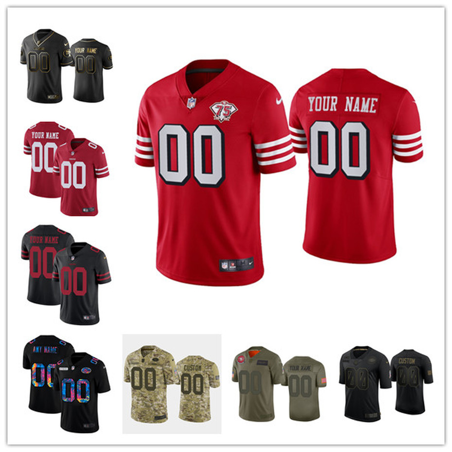 

Customized Jersey Football San Francisco''49ers''MEN WOMEN''NFL''YOUTH Limited Vapor Untouchable Alternate 100% embroidery S-6XL