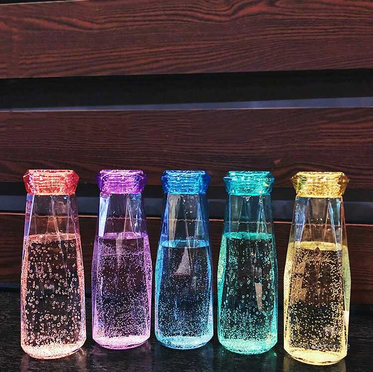 

Glass Water Bottles Fashion Travel Mug Sport Water Bottle Camping Hiking Kettle Drink Cup Diamond Gift ZC186
