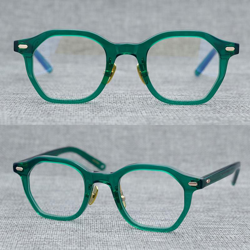 

Fashion Sunglasses Frames High Quality Thick And Solid Acetate Eyeglasses Original Japan Handmade The British Royal Family Glasses Titanium