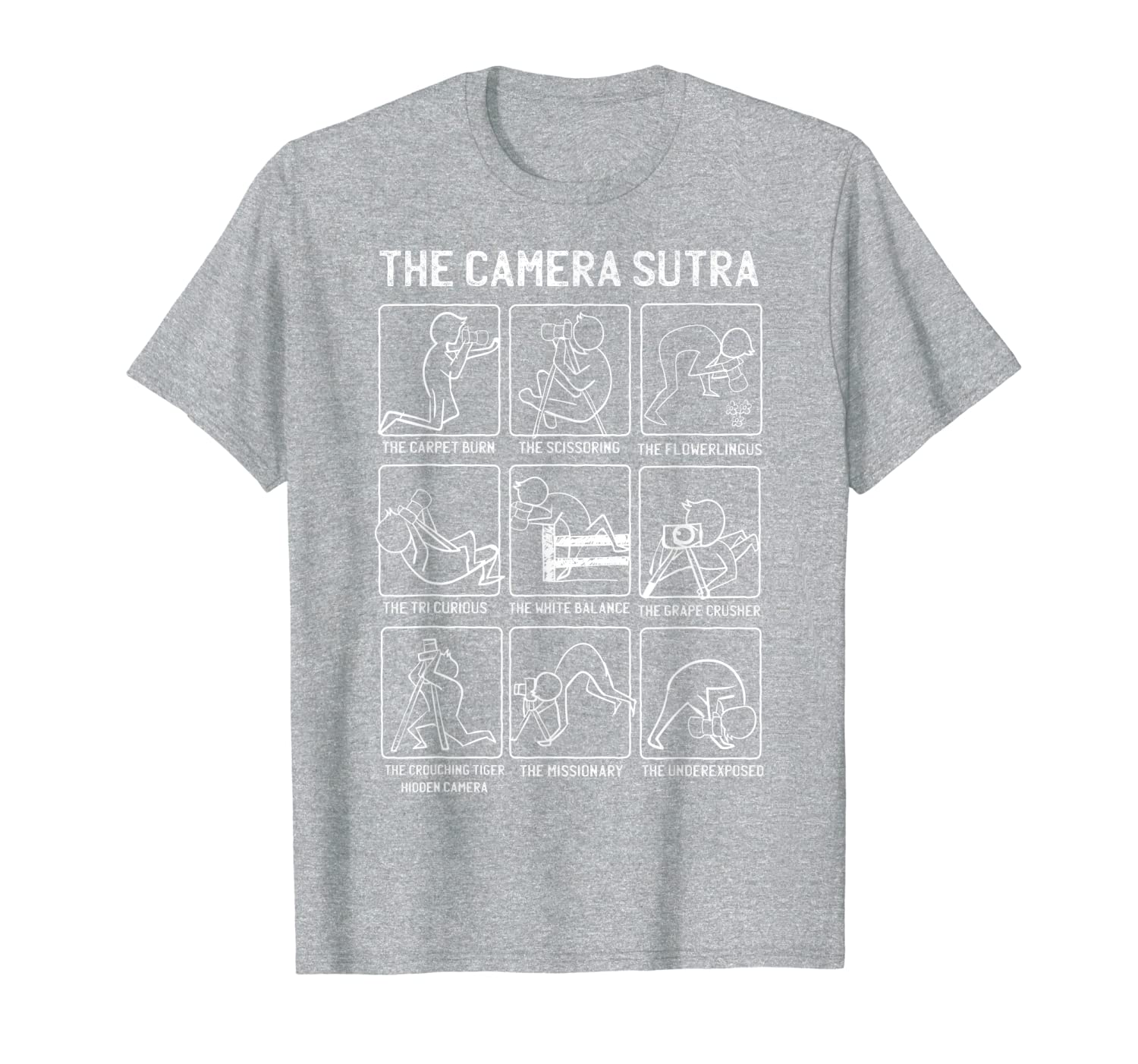 Funny Camera Sutra Gift T-Shirt T-Shirt-image-703608922