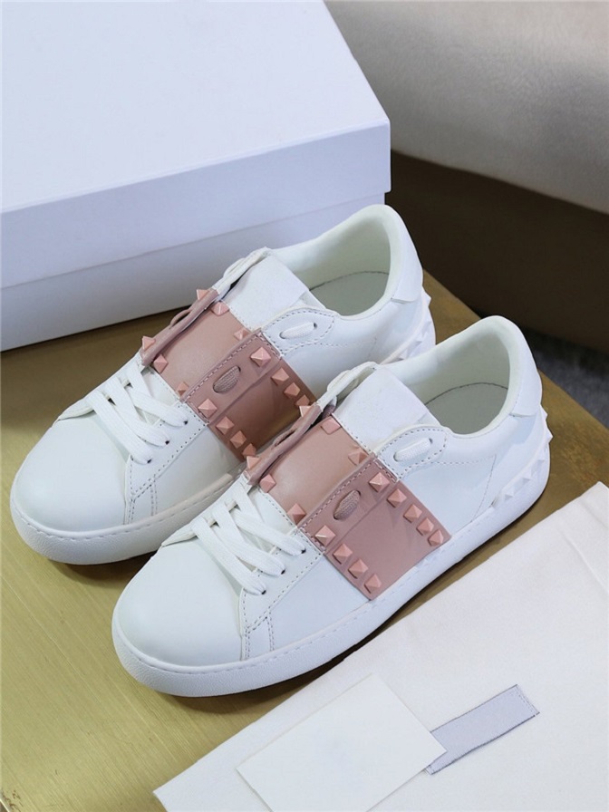 

F12 Latest real leather women's and men sneakers trainers shoes high quality fashion casual flat racing, Style4