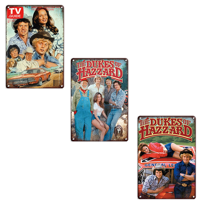 

C17 Painting.the dukes of hazzard,Metal tin Sign Vintage Bar, Man cave, Garage, Kitchen, Bedroom, bathroom Home Wall Decoration Art poster 12x8 Inch