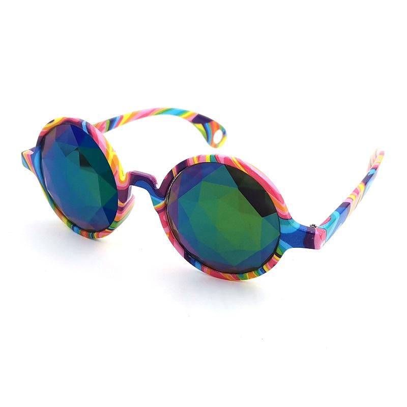 

Sunglasses Emazing Kaleidoscope + Diffraction Prism Rave Glasses