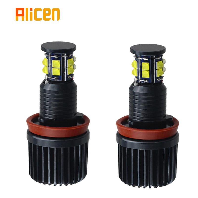 

Car Headlights Highlight 6000k Angel Eyes 3/5/7 Series E92 E82 E93 H8 120W 6-sided Light 1600LM Eye Lamp Lighting