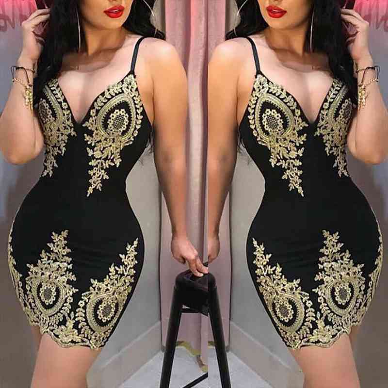 

Sexy Womens Spaghetti Slim Strap Bandage Bodycon Evening Party Club Short Mini Dress, Black;gray