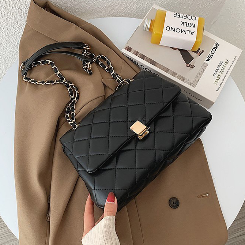 

Womens Small Black Bag Fashion Handbag Travel Brand Women Single Shoulder Bags Slant Cross Bag Simple Designer Large Capacity