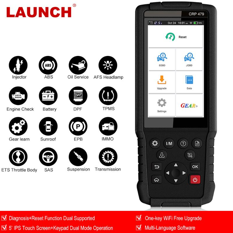 

Code Readers & Scan Tools X431 CRP479 OBD2 Automotive Scanner Professional Airbag ABS EPB DPF Oil SAS TPMS IMMO Reset OBD 2 Auto Diag
