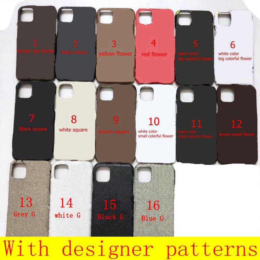 

Designer Phone cases for iphone 13 pro max 12 Pro Max 12 mini 11 XR XS Max 7/8 plus PU leather Phone shell for samsung S8 9 10 S20 S9 S10 PLUS NOTE 20 10 S21 b04, 7-black square