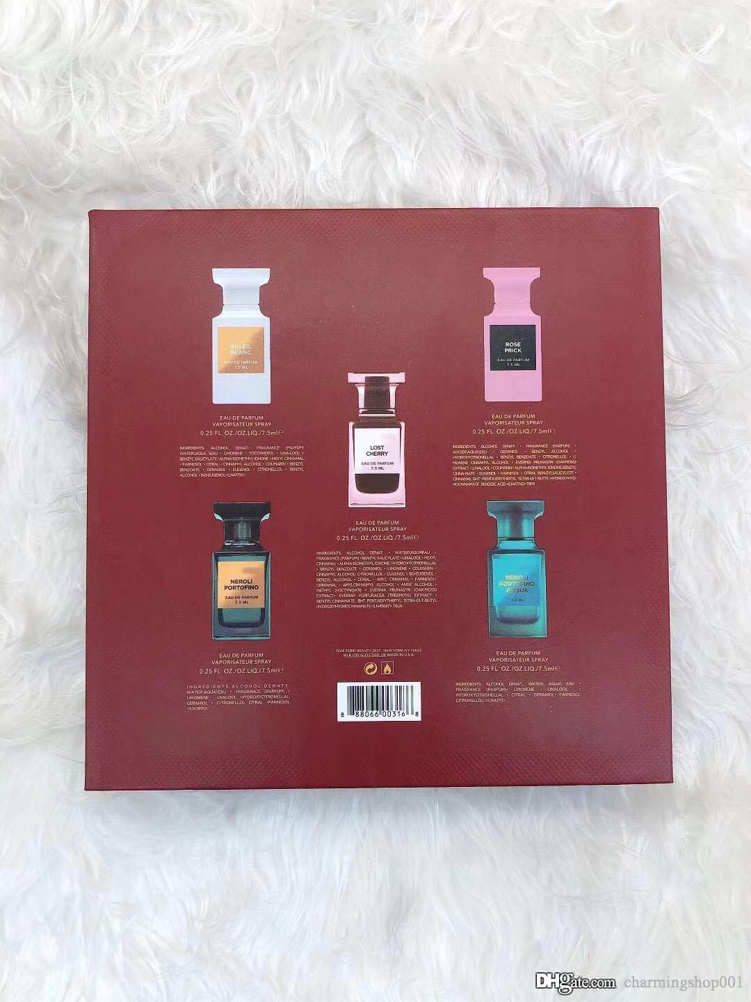 

High-end perfume fragrances for women Rose prick lost cherry Acqua female EDP 7.5ml*5 sets Good quality spray Fresh and pleasant fragrance