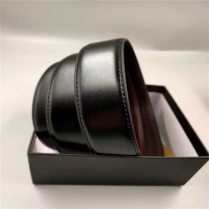 

2021Luxury fashion brand belts for mens designer top quality pure copper buckle bets leather male chastity belt 125cm, Customize