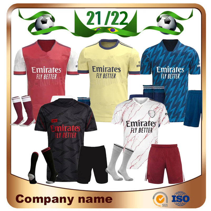 

Arsen 21/22 Gunners Kids Kit Soccer jersey Boy PEPE NICOLAS CEBALLOS HENRY GUENDOUZI SOKRATIS MAITLAND-NILES TIERNEY MAN child Football shirt set+socks uniforms, 20/21 3rd kids kit