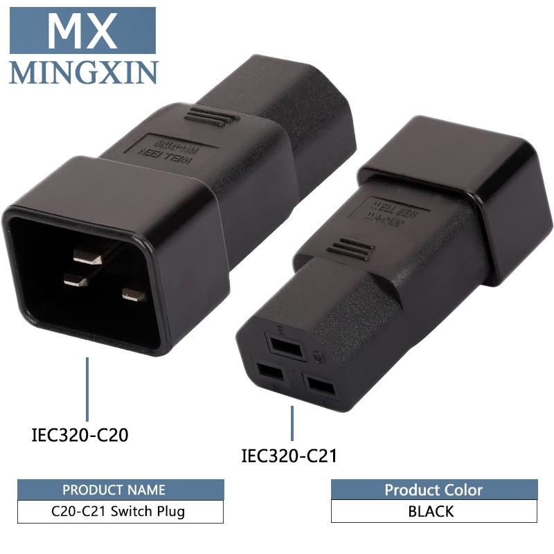 

Smart Power Plugs IEC 320 C20 For C21 AC Adapter, 20A 10A, 16A 10A Converter, Connector PUD UPS