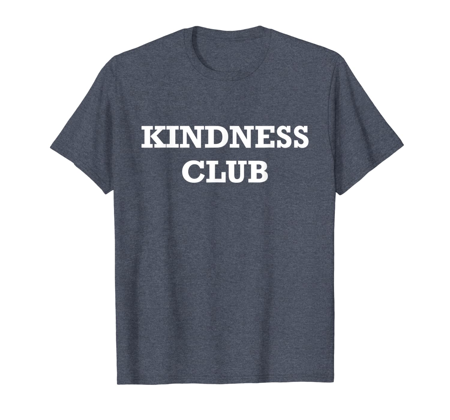 

kindness club - uplifting positive slogan t-shirt, White;black