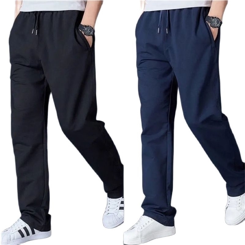 

Men's Casual Pants, Men's Slacks, Straight Pants, Spring And Fall Large Size Running Pants For Students, Joggers For Feens With 211108, Black