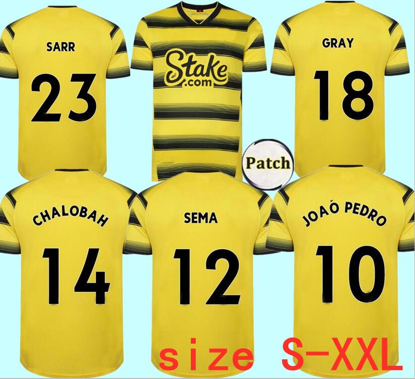 

21 22 WATFORD soccer jerseys home SEMA Chalobah King GOSLING João Pedro SUCCESS DEENEY Gray POLLOCK BAAH SIBO Louza STUPAREVIC SARR 2021 2022 JERSEY FOOTBALL SHIRTS, Red