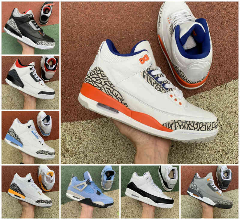 

UNDEFEATED X University Blue 4s Mens Basketball Shoes 3 Laser Orange Fragment 3s Knicks Rivals JSP TINKER SP BLACK NRG White CEMENT UNC