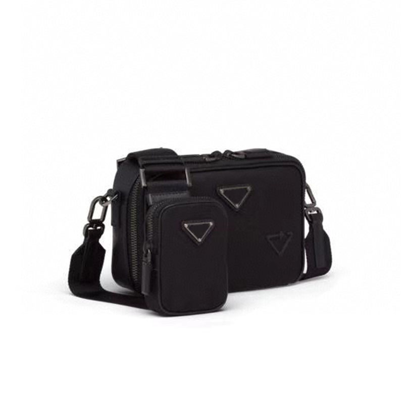 

Fashionable messenger bag shoulder bags small wallet designer backpack high-quality nylon leather handbag coin purse size 19 cm, Size: 19cm