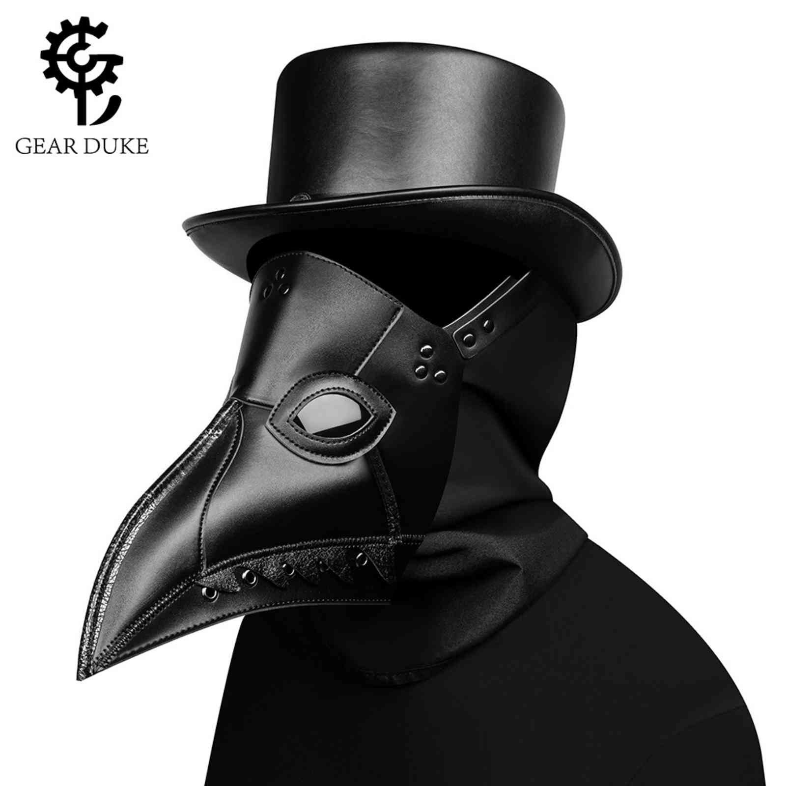 Mask Halloween Punk Plague Beak Easter Party Headdress Girl-image-742453959