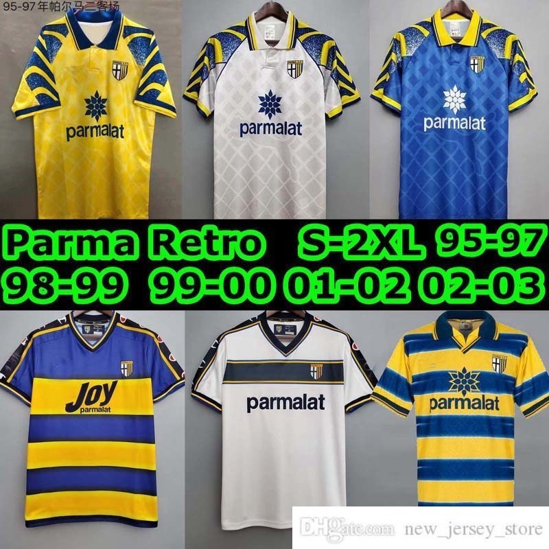 

Retro Parma Calcio 1913 soccer jerseys 1995 1996 1998 1999 2000 2002 2003 95 96 97 98 99 01 02 03 STOICHKOV custom vintage football Shirts S-XL, 95-97 away man