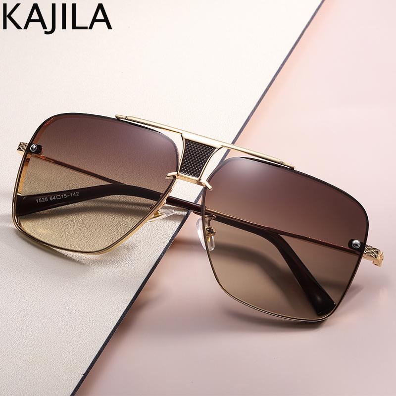 

Sunglasses Vintage Square Men 2021 Designer Retro Rimless Sun Glasses For Male Fashion Frameless Sunglass Unisex