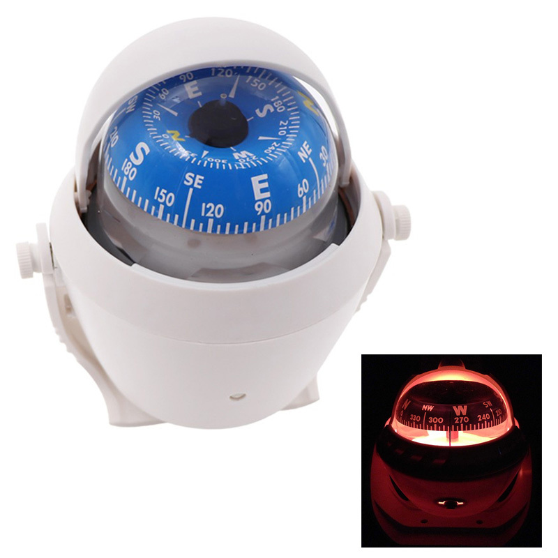 

High Precision Sea Pivoting Electronic Boat Compass fit Marine Navigation Positioning Camping Outdoor Sports