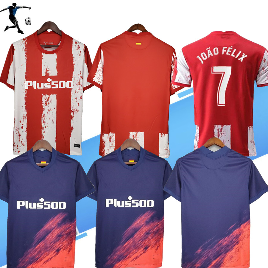 

size -3XL 2021 2022 Home red Soccer Jerseys JOÃO FÉLIX MORATA 20/21 KIDS KIT away shirts 3RD Men Football uniforms
