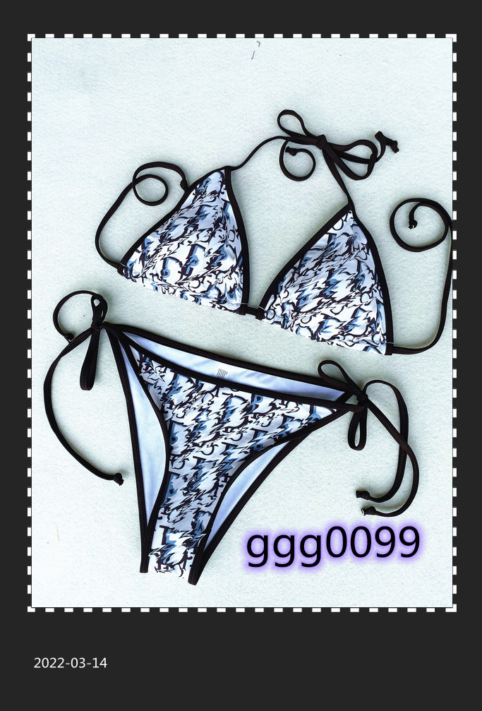 

Womens Designer Bikinis Fashion Girls Swimsuits Push up Swimwears Halter Low Waist Bandage Three-point Swimsuit Sexy Backless Bikini Set