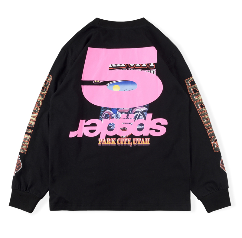Hommes imprimés à manches longues T-shirts de haute qualité Tops à la mode Hommes Designers T-shirt Taille S-XL