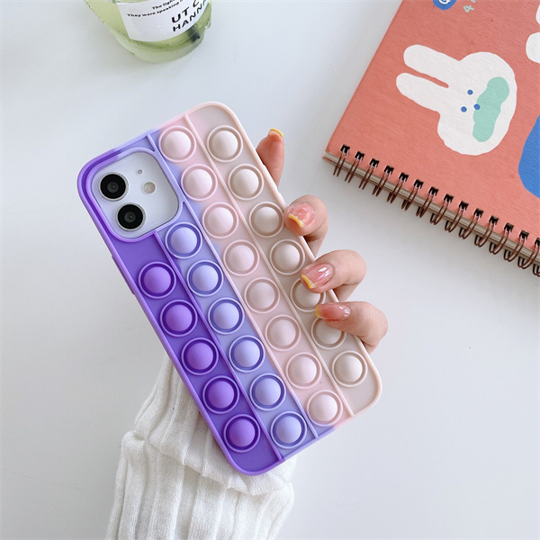 

Fidget Case Unique 3D Decompression Phone Cases For Iphone 13 12 Pro Max 11 XR XS X 8 7 Plus Soft Silicone Rubber Fashion Cellphone Back Gel Skin Mobile Cover 10 color, Mix color
